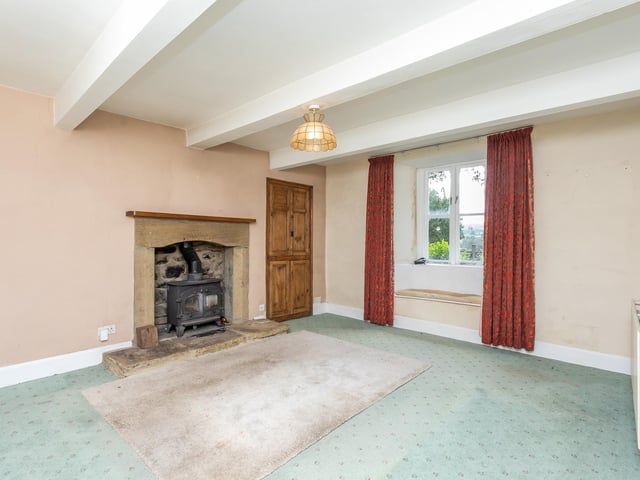 The ground floor of Low House Farmhouse comprises a kitchen/diner with log burner, large pantry store, two good sized reception rooms