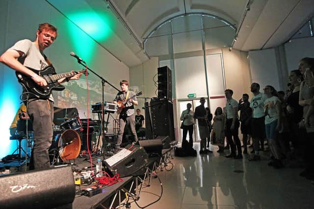 There have been some brilliant venues hosting the Fringe at Tramlines over the years, like this photo from the Millennium Gallery