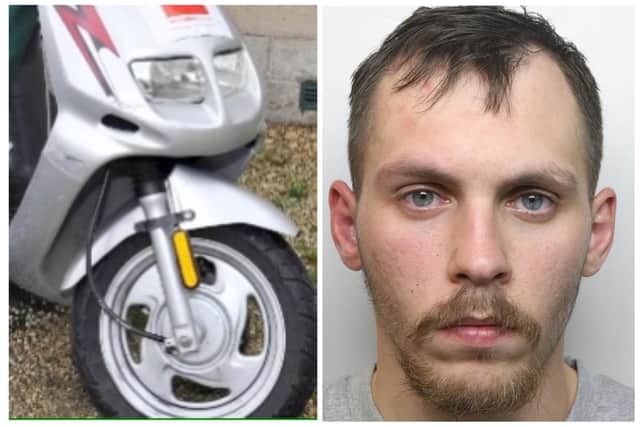 Noble was selling coke while riding around on a moped. (pic by National World / WYP)