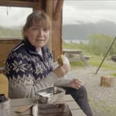 Lorraine Kelly takes in the majesty of the fjords in Lorraine Kelly's Norwegian Odyssey (Picture: Channel 4)