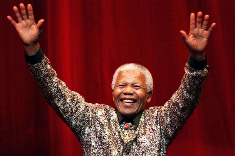 Nelson Mandela was awarded the Freedom of Leeds in 2001. The anti-apartheid activist served as the first president of South Africa from 1994 to 1999.