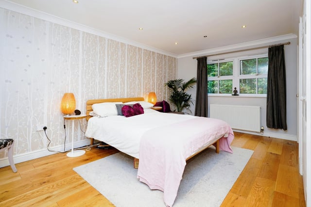 Upstairs, five stunning bedrooms benefit from plenty of storage, and the master bedroom has its own en-suite.