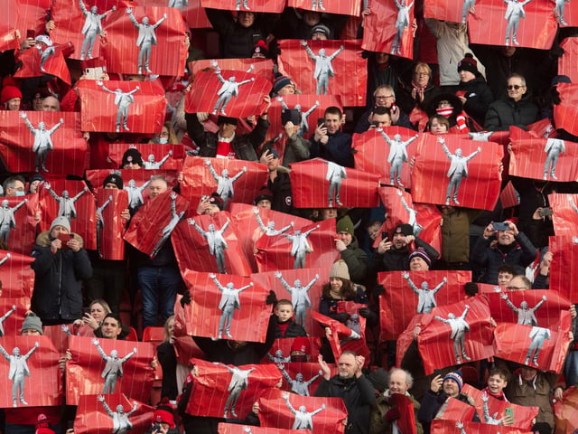 Aberdeen recently sold out for a clash with Dundee United as they celebrated Sir Alex Ferguson's statute at Pittodrie. Attendances have dropped however with under 7,000 taking in a match with Livingston earlier in the season. The average is 11,089. (Photo by Craig Foy / SNS Group)