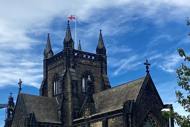 The flag pole has played its part in a long and proud history.