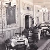 The set cost for three courses and coffee was just £7.75, including service and VAT - and you could help yourself to as much as you could eat!