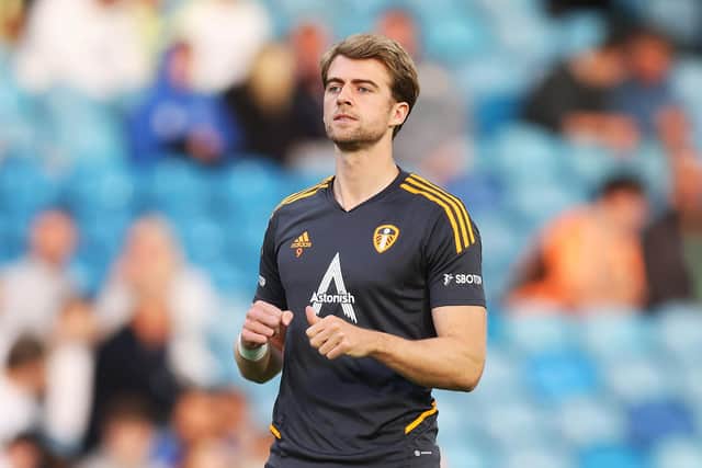 DEFIANT MESSAGE: From Leeds United striker Patrick Bamford. Photo by George Wood/Getty Images.