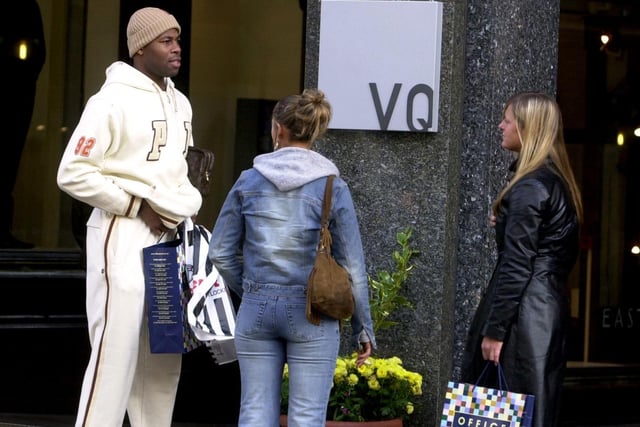 Leeds United defender Michael Duberry was spotted shopping in the city centre.