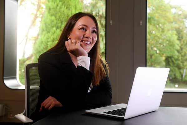 Wakefield entrepreneur Alexandra May, 32, launched the TANDi luxury tanning brush last year (Photo: Simon Hulme)