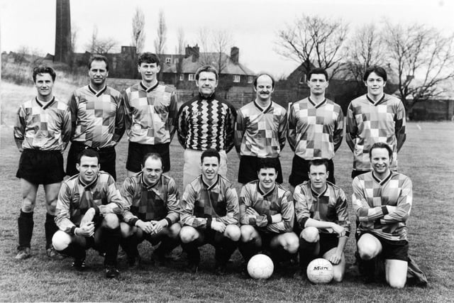East End Park pictured in January 1994. Back row, from left, are Ian Rowell, Mick Dennison, Chris Birkinshaw, Malcolm Roffe, Terry Vine, Ian todd, Philip Crampton.
Front row: Wayne Duncan, Dave Hart, Paul Mackler (manager), Nigel Foley, Stephen Hughes and Paul Ransom.