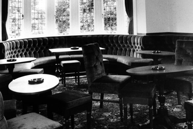 Inside the White House Inn on Wetherby Road in July 1977.