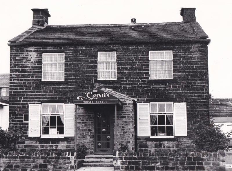 Italian restaurant Conti's was found at 106 Bradford Road in Stanningley.