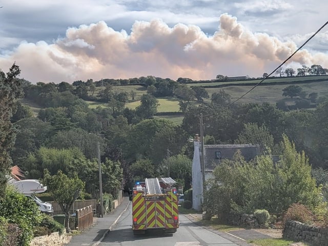 North Yorkshire Fire and Rescue Service said it had nine fire appliances at the scene, as well as more specialist vehicles and the assistance of partner agencies.