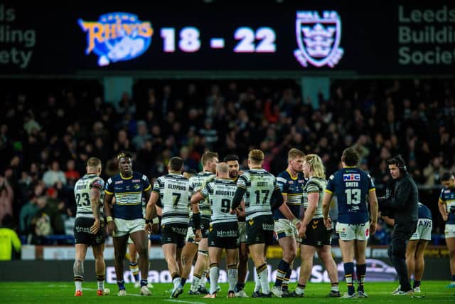 Jury member David Muhl reckons last week's game was one Rhinos lost, rather than Hull won.
Picture by Bruce Rollinson.