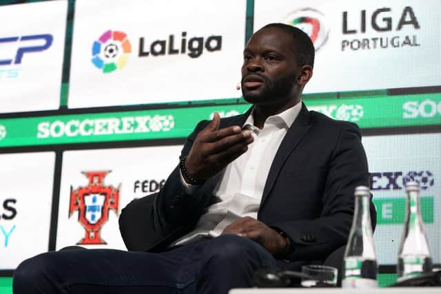 Former Manchester United striker Louis Saha.