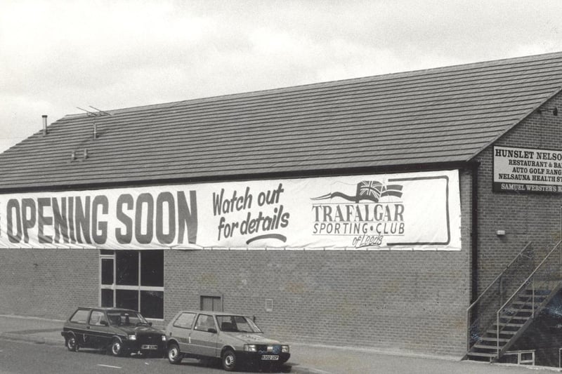 The Trafalgar Sporting Club in Hunslet. Pictured in April 1986.