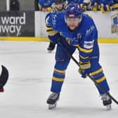 FINE FINISH: Kieran brown scored a brilliant equaliser against Milton Keynes. Picture: Knights Media.