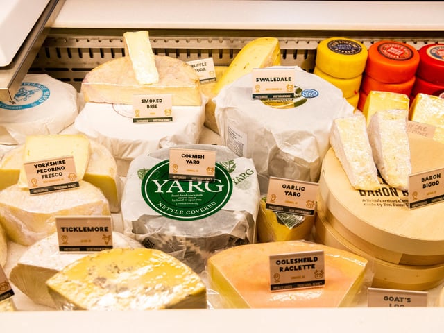 Customers can expect a range of British cheese and charcuterie, from truffle gouda to double barrel Lincolnshire poacher, a 24-month aged cheddar and Comte hybrid.