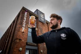 CAMRA said: "After using spare capacity at other breweries in 2013, a 10-barrel plant was established in 2014 in a Grade IIlisted mill. In 2017 a much larger second site with
canning line was opened. 2019 saw further expansion into the adjacent former Leeds Brewery site, with a new 50-hectolitre brewkit installed in 2021. The mill hosts a
taproom and events space. Most production is keg but cask-conditioned beer is available." Pictured Sam Johnson, bar operations manager.