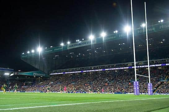 A total semi-final attendance of 68,602 - including more than 28,000 at Elland Road, pictured - showed there is an appetite for top-class international rugby league. Picture by Allan McKenzie/SWpix.com.