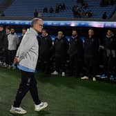 Uruguay's Argentine coach Marcelo Bielsa looks on as he walks during the friendly football match between Uruguay and Cuba, at the Centenario stadium in Montevideo, on June 20, 2023. (Photo by Pablo PORCIUNCULA / AFP) (Photo by PABLO PORCIUNCULA/AFP via Getty Images)