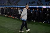 Uruguay's Argentine coach Marcelo Bielsa looks on as he walks during the friendly football match between Uruguay and Cuba, at the Centenario stadium in Montevideo, on June 20, 2023. (Photo by Pablo PORCIUNCULA / AFP) (Photo by PABLO PORCIUNCULA/AFP via Getty Images)
