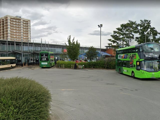 Best: First Bus service 16 between Pudsey Bus Station - Whinmoor Shopping Centre.