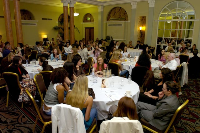 Pantene Pro-V arrived in Leeds looking for a new face and look for the brand. Pictured are the girls chatting to each other whilst waiting for their auditions at the Queens Hotel.