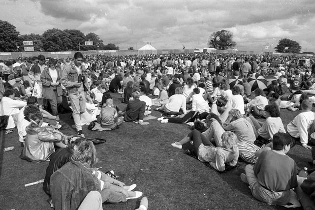 The King of Pop Michael Jackson performed at Roundhay Park in August 1988.
