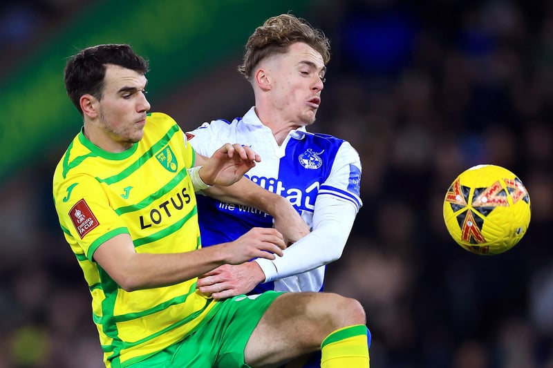 Another Norwich player whose season is over, 21-year-old midfielder suffering a thigh injury in last month's 2-2 draw at Sheffield Wednesday.