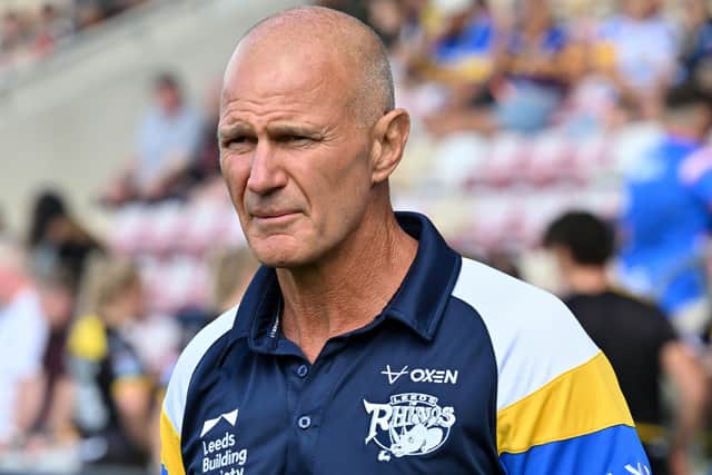 Coach Brad Arthur is upbeat about Leeds Rhinos' future. Picture by Matthew Merrick/SWpix.com.