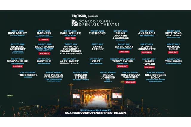 Several of the shows have already sold out for 2026