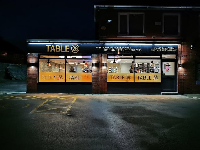 Table 26, Church Lane, is an award-winning restaurant in Swillington. It was declared the winner of the best Indian restaurant in Yorkshire and Humberside at the English Curry Awards 2021.