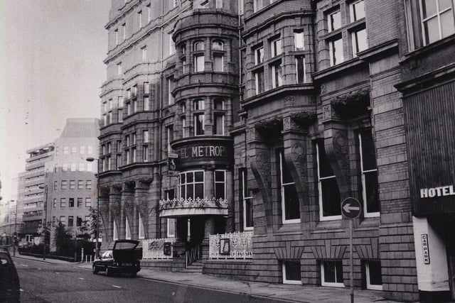 November 1986 and the cleaned up exterior of the Metropole's frontage revealed its attractive brickwork.