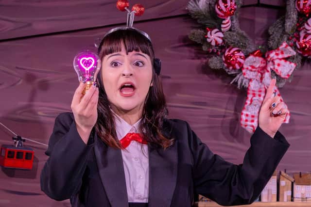 Arwen (Glitch) in Wrongsemble's A Town Called Christmas Roo. Picture: Robling Photography