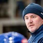 GIVE ME MORE: Leeds Knights' head coach Ryan Aldridge. Picture: Ben Gordon/Knights Media.