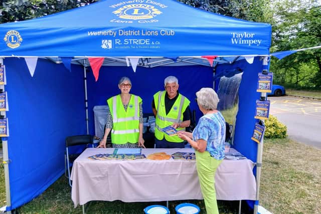 Wetherby District Lions Club's new gazebo