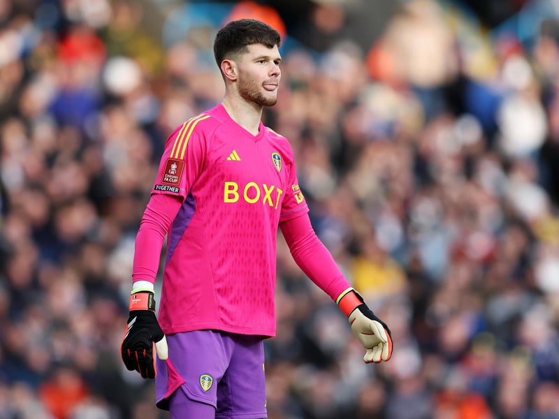 Leeds United's undisputed number one had another of those games on Saturday when he watches on for the most part before finding himself called into action late on. He's not conceding many goals, at all, and his position looks safe as houses. Pic: Matt McNulty/Getty Images