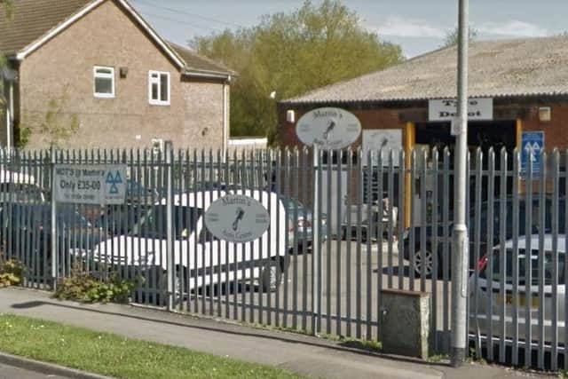 Ong's garage, Martin's Auto Centre, on Silcoates Street in Wakefield (Google Maps)