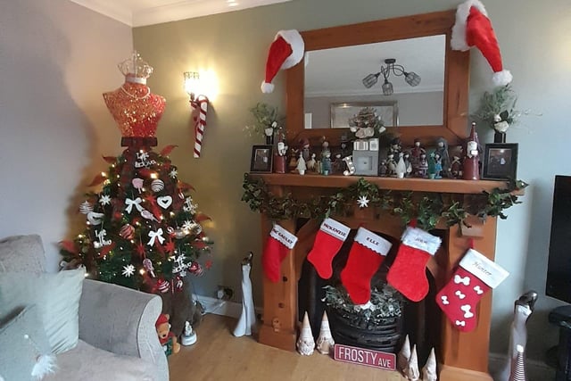 YEP reader Rachaell Reeves Haiigh shared this photograph of her unique Christmas tree and stockings.