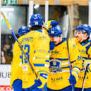 ONE LAST PUSH: Leeds Knights' players are looking to end their 2025-26 NIHL National season with some silverware. Picture: Kev Bland/Knights Media.