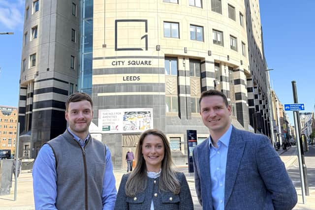 Left to right, Harry Finney, Bethan McMurrough, Nick Salkeld