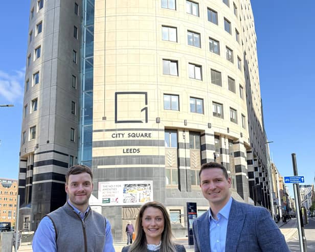 Left to right, Harry Finney, Bethan McMurrough, Nick Salkeld