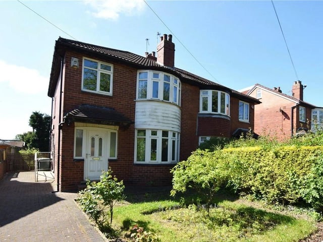 This three bedroom, semi-detached property in Middleton has a good-sized back garden and off street parking. To the ground floor, there is a lounge with feature bay window, separate dining room and a kitchen which is in need of some updating. There are three bedrooms to the first floor and a shower room with three piece suite. It is listed with Whitegates and has an asking price of £220,000.