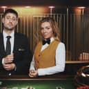Michael Socha as Matty and Sheridan Smith as Leanne in The Cage