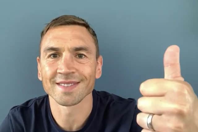 Former Leeds Rhinos player Kevin Sinfield shares his message of support for the fundraisers preparing to take on a 14-day walking challenge.