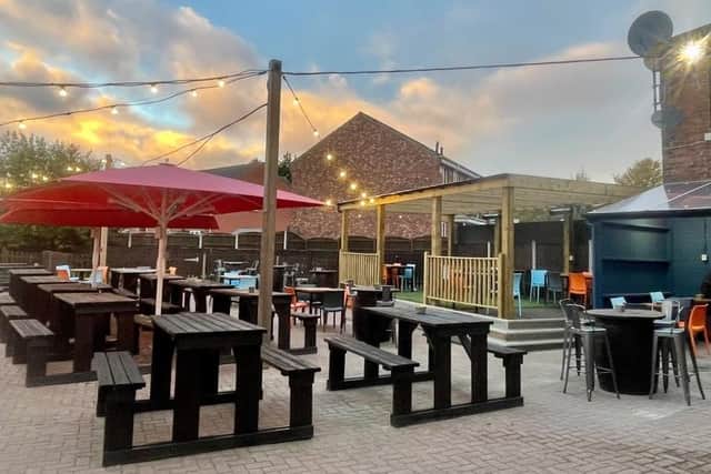The Railway has been turned into an all-year-round garden, with improved seating areas and more heating for the winter months, a refurbished outdoor stage including a roof, and a larger external TV to watch all important sports games