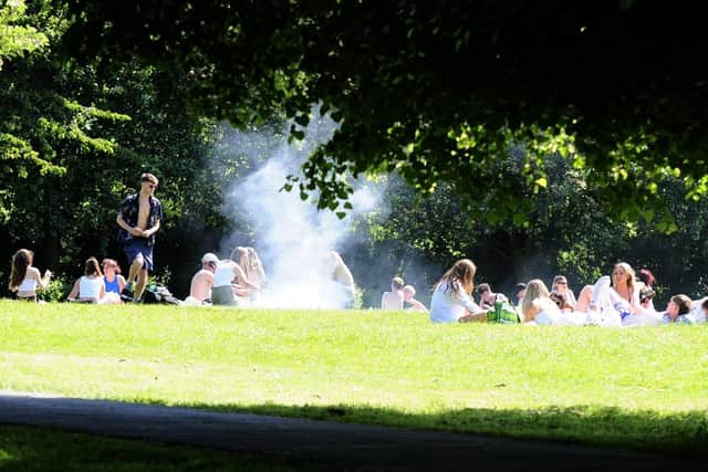 In Leeds it is expected that temperatures in some areas could reach as high as 25°C on Saturday. Picture: Steve Riding