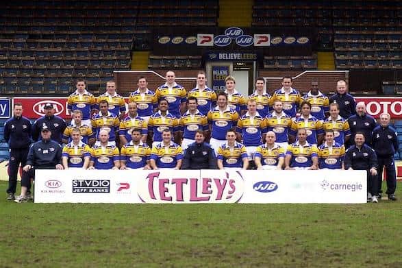 Rhinos' 2005 team picture. Picture by Chris Whiteoak/SWpix.com.