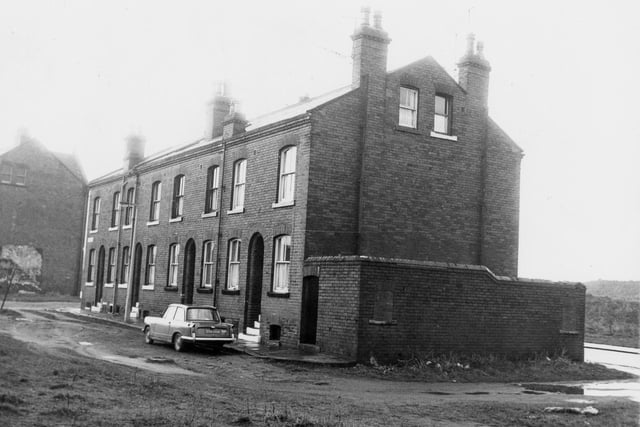 A block of four back-to-back properties on Primrose Place in Hunslet pictured in February 1972.
