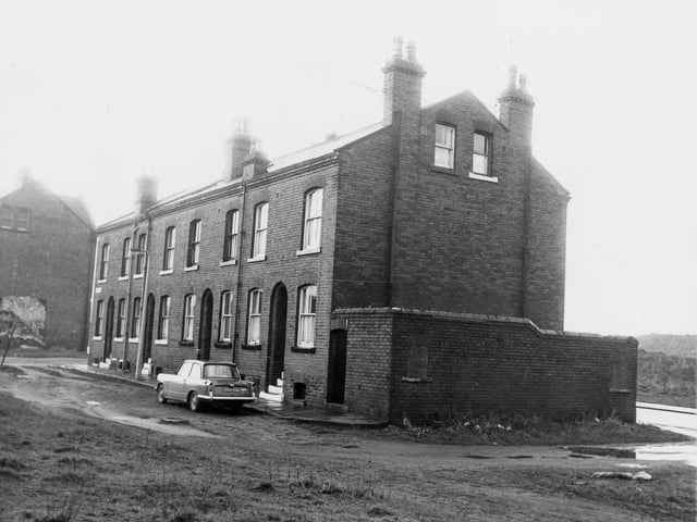 A block of four back-to-back properties on Primrose Place in Hunslet pictured in February 1972.